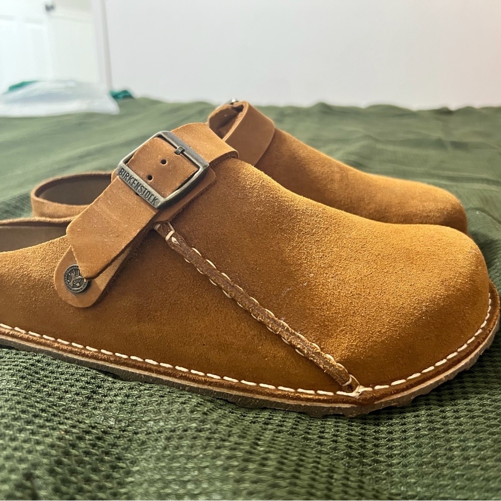 Birkenstock Men’s Lutry Suede Clog **Mink**